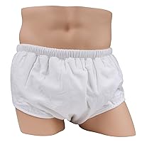 Pull On Style Adult Cloth Diaper by LeakMaster – 100% Cotton Flannel, Multi-Layered Reusable Adult Incontinence Diaper. Use with Plastic Pants (X-Large 36-44-Inch Waist)