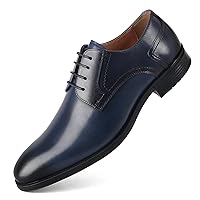 Men's Slip On Oxford Dress Shoes Embossing Design Classic Lace Up Formal Oxford Shoes Moda Italy Men's Prince Classic Modern Formal Oxford Wingtip Lace Up Dress Shoes for Business Wedding