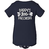 Daddy's Little Tax Credit - Funny Baby Dad Joke Humor Infant Creeper Bodysuit