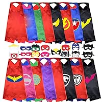 Superhero kiddie Capes for boys and girls cosplay costumes for birthday parties