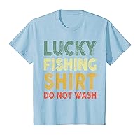 Kids Lucky Fishing-Shirt Do Not Wash Fisherman Youth Boy Toddler T-Shirt