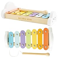 Le Toy Van – Wooden Musical Xylophone | Girl & Boy Colourful Musical Toy with 7 Delightful Sounding Notes – Suitable for 18+ months