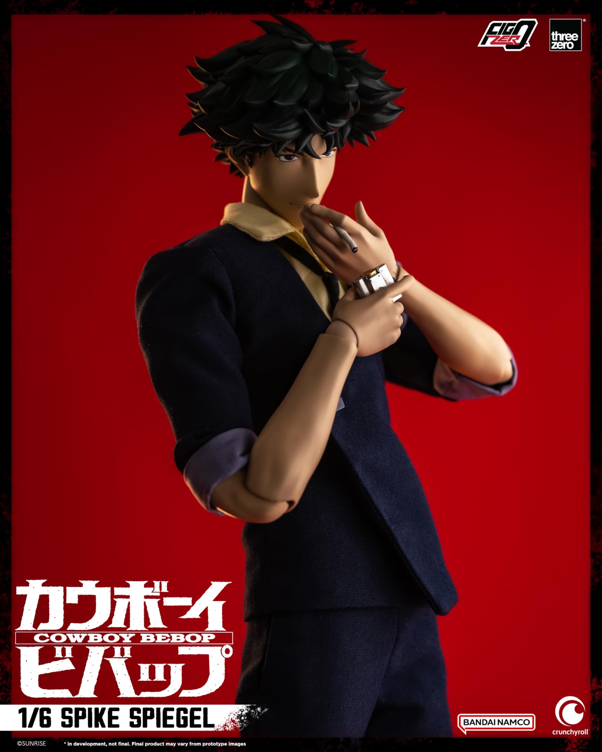 threezero FigZero Cowboy Bebop: Spike Spiegel 1:16 Scale Action Figure