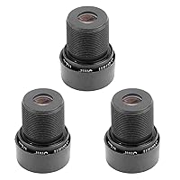 Othmro 3Pcs 3.6mm CCTV Camera Lens 5MP F2.0 Pixels Security WiFi Camera Lens 1/2.5 Inch Wide Angle Camcorder Camera Lenses for Camera M12 Threaded Dia for CCTV IP Camera Panoramic CCTV Camera Lens