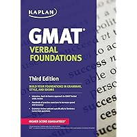 Kaplan GMAT Verbal Foundations Kaplan GMAT Verbal Foundations Paperback