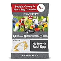 HARI Tropican Bird Food for Finches, Budgies, And Canaries, Hagen Parrot Food with Egg Granules, 8 lb Bag