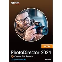 Cyberlink PhotoDirector 2024 Ultra | Photo Editing Software [PC Online Code] Cyberlink PhotoDirector 2024 Ultra | Photo Editing Software [PC Online Code] PC Online Code