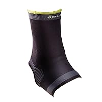 DonJoy Performance Knit Ankle Sleeve - Lightweight and Low-Profile Compression Ankle Sleeve Ideal for Mild Ankle Sprains, Strains, Inflammation, Arthritis, and Soreness - Medium