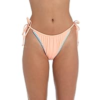 Hobie Women's Side Tie Tanga Bikini Swimsuit Bottom