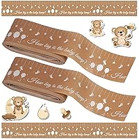 Baby Shower Games belly Measuring Tape How Big Is Mommy Belly Tape 150 feet Measure Baby Bump Tape Measuring Tape Pregnant Belly Bear Tummy Measuring Tape Party Favors Supplies for Boys Gender Neutral