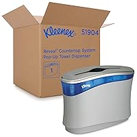 Reveal™ Countertop Folder Towel Dispenser (51904), Soft Grey, 13.3
