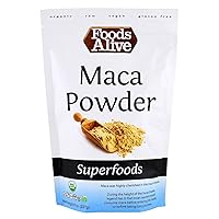 Foods Alive Organic Maca Powder, 8 Oz (Pack of 2)