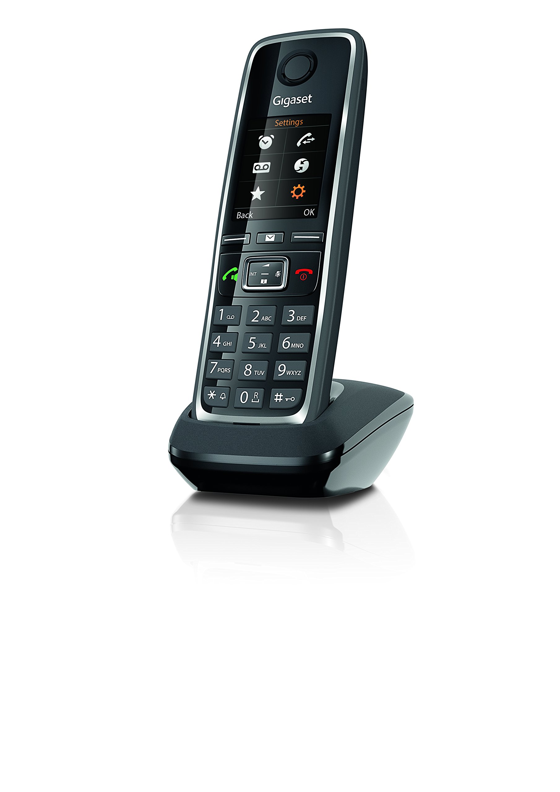 Gigaset GIGASET-C530H Accessory Handset Only for Cordless Phone,Charcoal