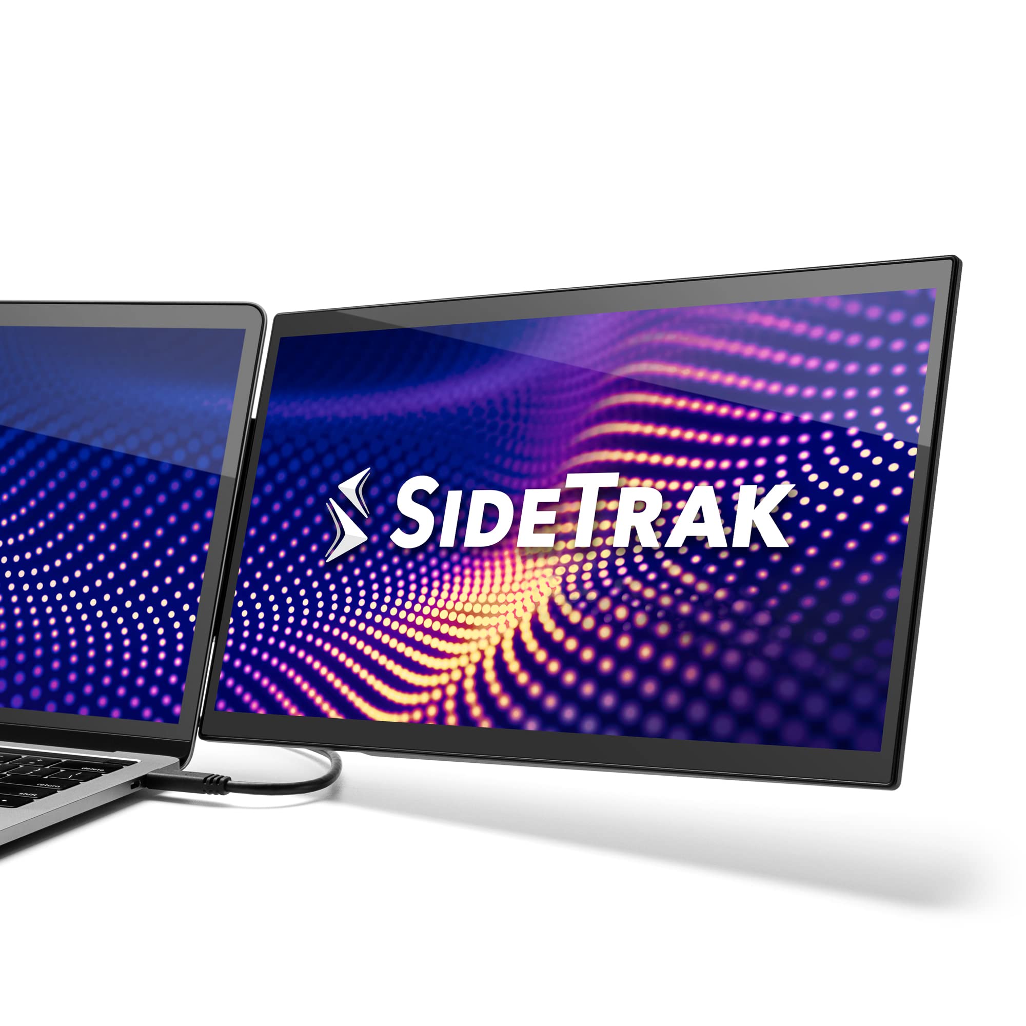 SideTrak Swivel Pro 13.3” | Ultra Slim Attachable Portable Monitor for Laptop | FHD IPS Rotating Dual Laptop Screen | Mac, PC, & Chrome Compatible | USB-C Connection