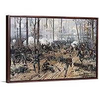 Paint by Numbers for Beginner, DIY Acrylic Painting by Numbers Kit for Adults & Kids,@ — Civil War Painting of Union and Confederate Troops at The Battle of Shiloh, by Shiloh Battlefield