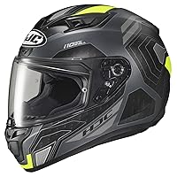 HJC i10 Sonar Men's Street Motorcycle Helmet - MC-3HSF / Large