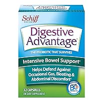 Digestive Advantage Intensive Bowel Support, 32 Capsules (Pack of 4)