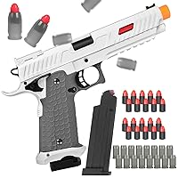 Toy Foam Blaster for Kids - Soft Bullet Toy Gun with Shell Ejecting Foam  Dart Blaster with 60 Soft Darts 2 Magazines for 8+ Year Old Boy
