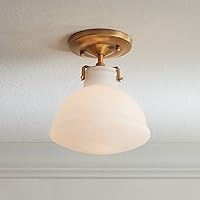 Possini Euro Design Modern Ceiling Light Semi Flush-Mount Fixture 9 1/2