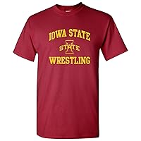 NCAA Arch Logo Wrestling, Team Color T Shirt, College, University