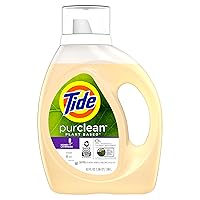 Purclean Liquid Laundry Detergent, 75% Plant-Based, Honey Lavender Scent, 63 fl oz, 48 loads