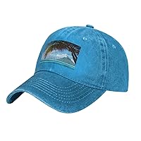 Tahiti Beach Print Cotton Outdoor Baseball Cap Unisex Style Dad Hat for Adjustable Headwear Sports Hat