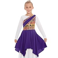 63567c Child Joyful Praise Asymmetrical Tunic