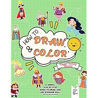 How To Draw And Color Royal Kawaii Family: Over 100 Pages Cute Coloring And Drawing Of Royal Kawaii Family For Kids 8-12