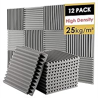 FONESO Acoustic Panels High Density Soundproof Foam Panels for Walls, Sound Absorbing Panels, Acoustic Foam Panels Fire Resistant (1