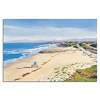 Ponto Beach Carlsbad California Canvas Art Poster Picture Modern Office Family Bedroom Decorative Posters Gift Wall Decor Painting Posters 20x30inchs(50x75cm)