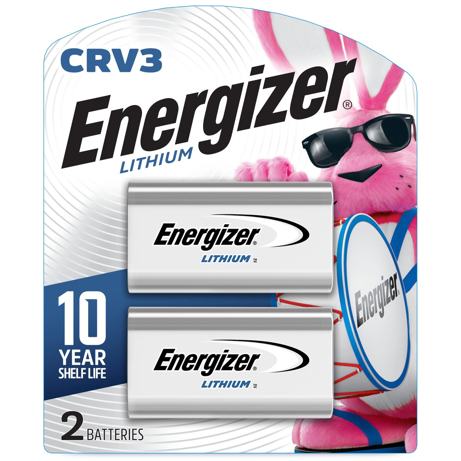 Energizer CRV3 Batteries, 2 Pack