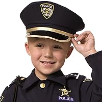 Dress Up America Police Hat for kids - Blue Cop Hat for Children - Police Costume Accessory