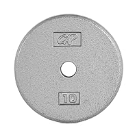 CAP Barbell Cast Iron Standard 1-Inch Weight Plates| Multiple Options