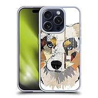 Head Case Designs Officially Licensed Michel Keck Australian Shepherd Dogs 3 Soft Gel Case Compatible with Apple iPhone 15 Pro and Compatible with MagSafe Accessories