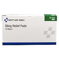 Sting Relief Pads (Box of 10)