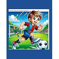Kids Soccer Coloring Book