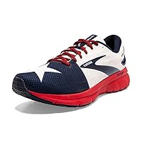 Brooks Women’s Trace 2 Neutral Running Shoe - Red/White/Navy - 11.5 Medium