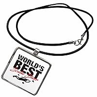 3dRose Worlds Best - Worlds Best Scuba Diver - Necklace With Pendant (ncl-381967)