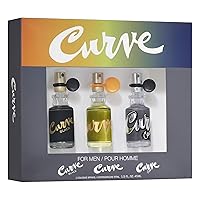 Curve Cologne for Mens Spray Gift Set