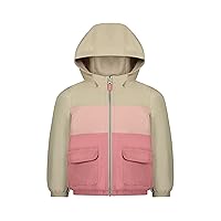 Osh Kosh Girls' Midweight Hooded Fashion Jacket Coat with Fleece Lining