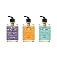 Olivia Care Liquid Hand Soaps Infused with Coconut and essential Oils - 1 of Each
