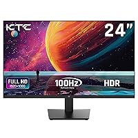 24 inch Monitor - 1080P Monitor, 100Hz FreeSync Gaming Monitor with HDR10,VESA Mountable, Adjustable Tilt, ZeroFrame Design, HDMI,VGA,Earphone Ports, PC Monitor Work Monitor for Office