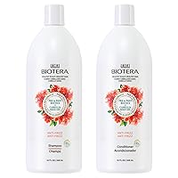 BIOTERA Anti-Frizz Smoothing Shampoo/Conditioner | Smooths & Controls Frizzy, Unruly Hair | Microbiome Friendly | Vegan & Cruelty Free | Paraben Free | Color-Safe