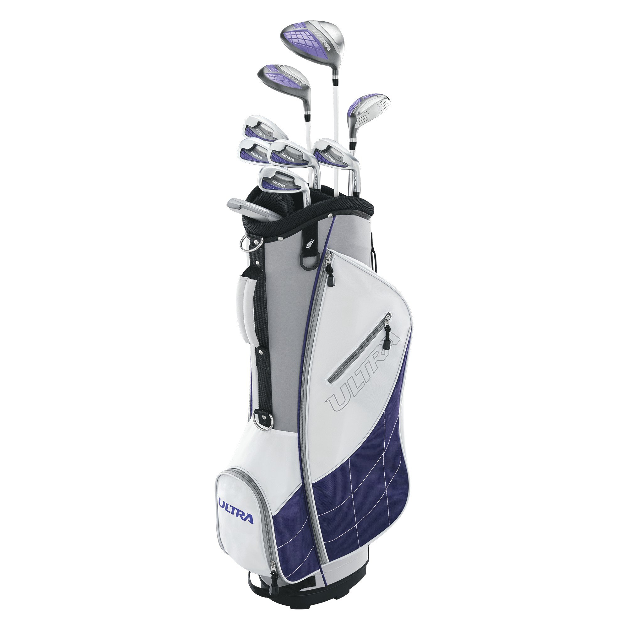 WILSON Women's Complete Golf Club Cart Bag Package Sets - Ultra, Ultra Plus, Luxe