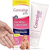 Fertility Lubricant | for Couples Trying to Conceive | Patented Conception Personal Lubricant, Non-Sticky | Key Ingredients and Antioxidants for Sperm Survival | Tube 2.5 Ounce
