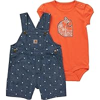 baby-girls Short-sleeve Bodysuit Shortall Setinfant-and-toddler-clothing-sets