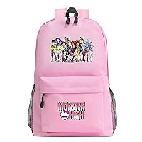 BOLAKE Lightweight Monster High Graphic Bookbag Sturdy Laptop Rucksack-Casual Backpack for Daily Life,Travel