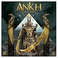 Ankh Gods of Egypt Board Game (Base) | Ancient Egyptian Mythology Game with Miniatures | Strategy Game for Adults and Teens | Ages 14+ | 2-5 Players | Average Playtime 90 Minutes | Made by CMON