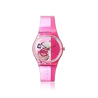Swatch Unisex GP145 Pinkorama Analog Display Quartz Pink Watch