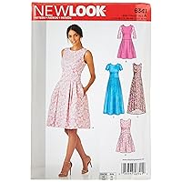 Simplicity New Look Patterns UN6341A Misses' Dress, A (6-8-10-12-14-16-18)